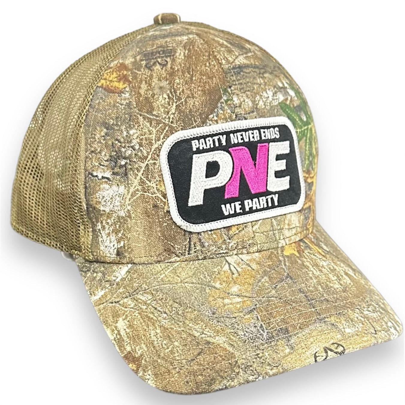 PNE TRUCKER HAT (PINK CAMO)