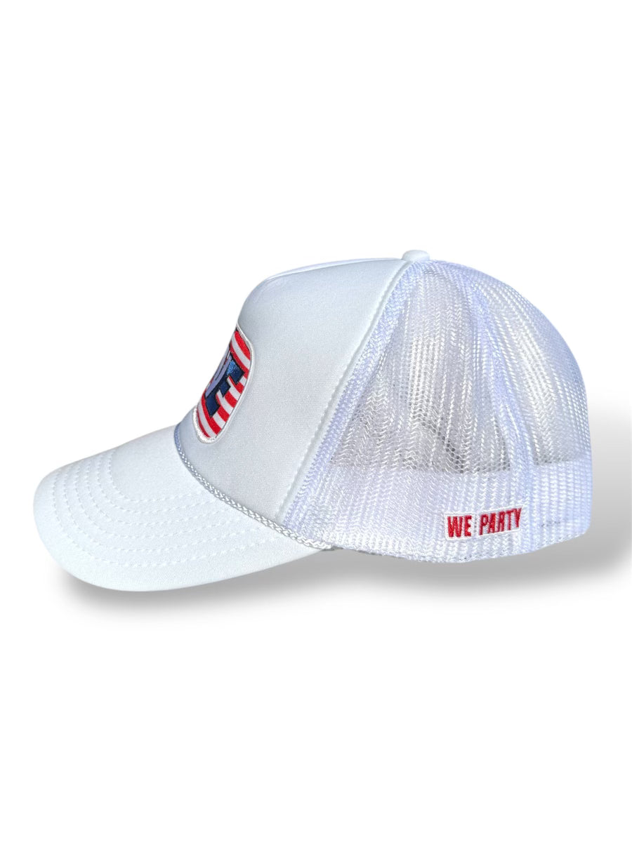 JULY 4TH PNE TRUCKER HAT (WHITE)